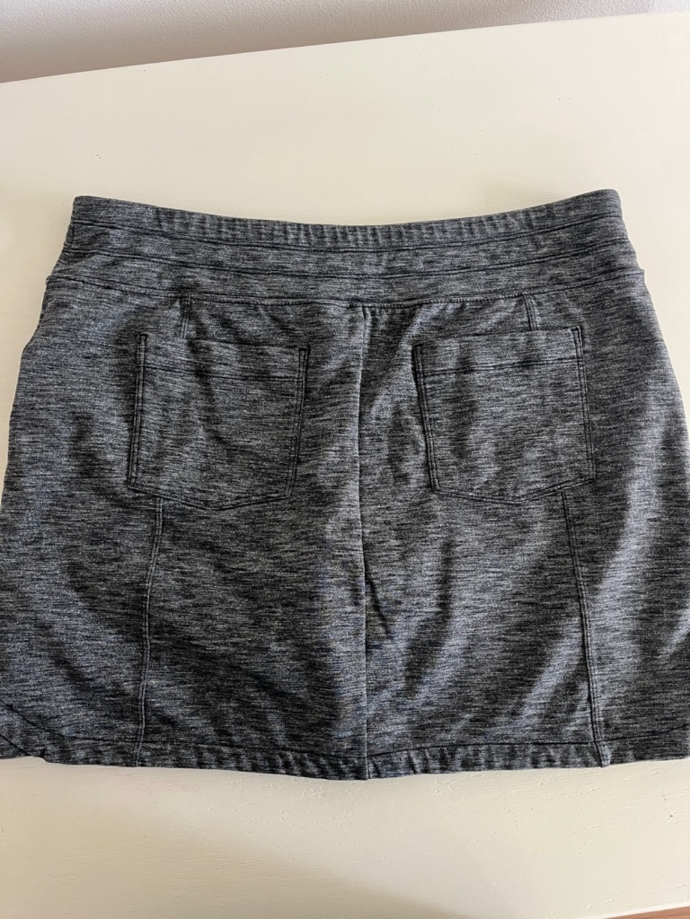 Athleta Charcoal Gray Performance Skort with Drawstring - Picture 4 of 5